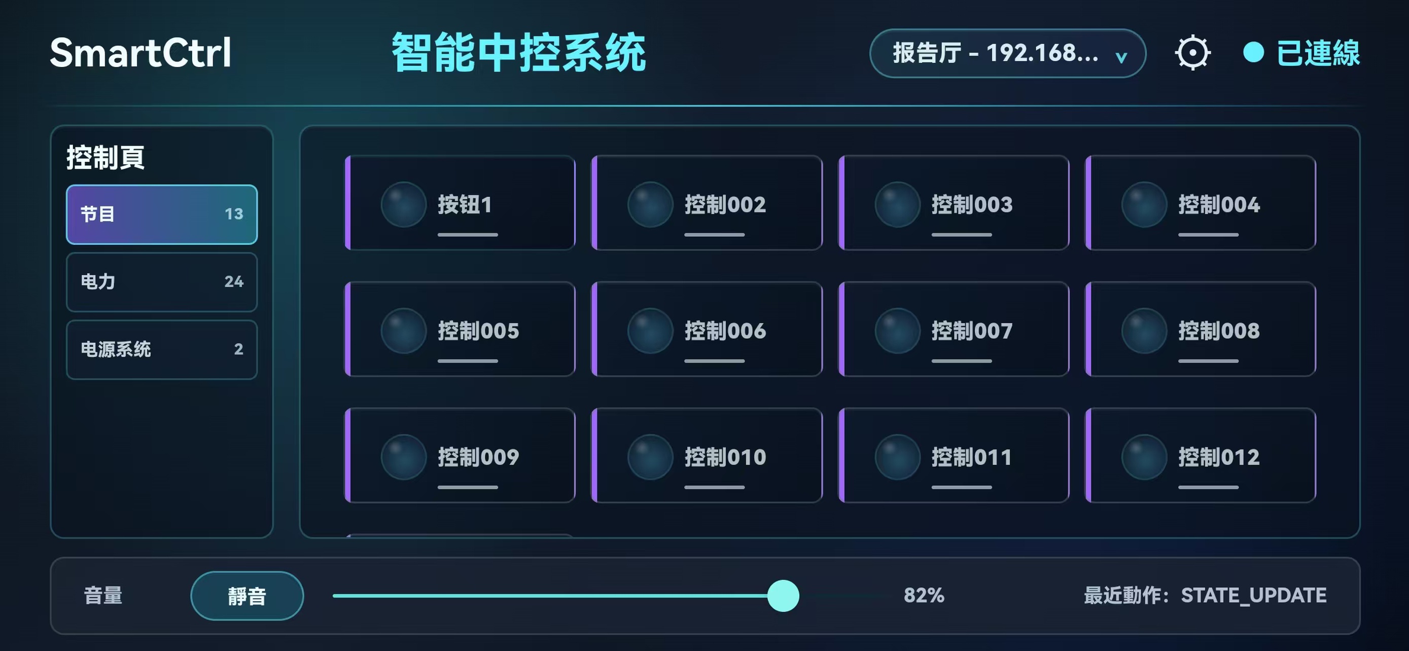 SmartCtrl traditional Chinese interface screenshot